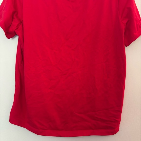 Women’s Lands' End Red Relaxed Fit XL/P Petite Short Sleeve T-Shirt - Picture 2 of 8